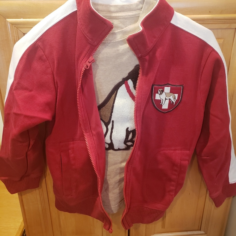 Gymboree jacket with matching shirt